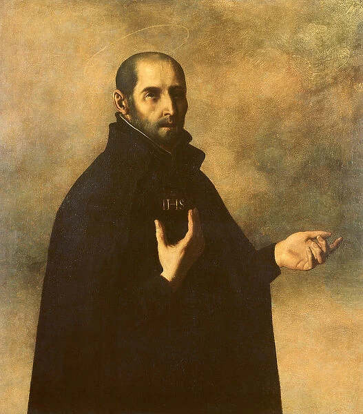 St. Ignatius Loyola (oil on canvas)