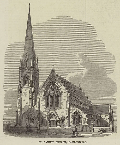 St Jamess Church, Camberwell (engraving)