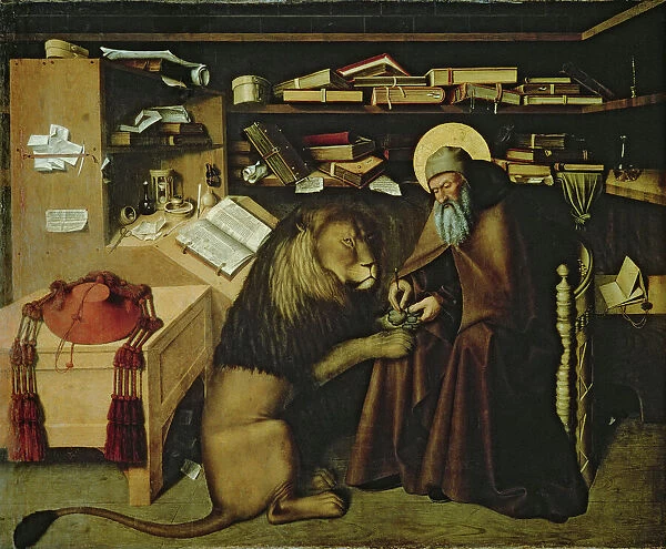 St. Jerome Removing a Thorn from the Lions Paw, c