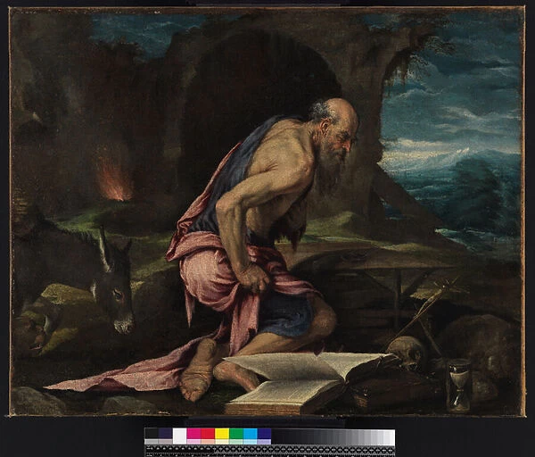 St Jerome in the wilderness, 1562 (oil on canvas)
