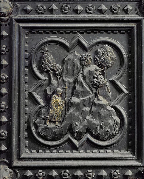 St John the Baptist as a Boy in the Desert, sixth panel of the South Doors of