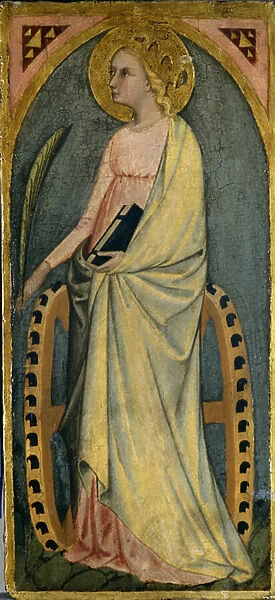 St. Katharine, c. 1400 (tempera on poplar wood)