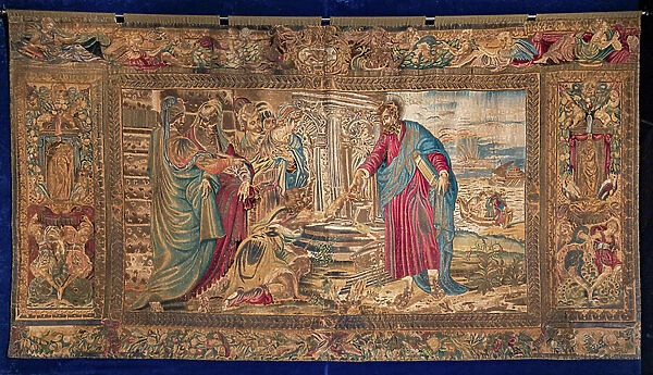 St. Mark healing Aniano, 1550-51 (tapestry)