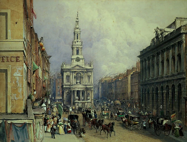 St. Mary le Strand, 1836 (w  /  c)