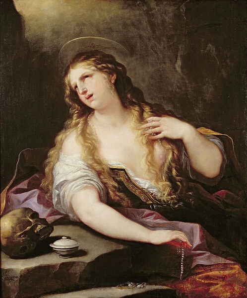 St. Mary Magdalene Renouncing the Vanities of the World, c. 1696 (oil on canvas)