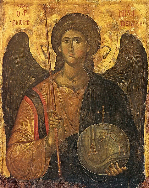 St. Michael (tempera on panel)