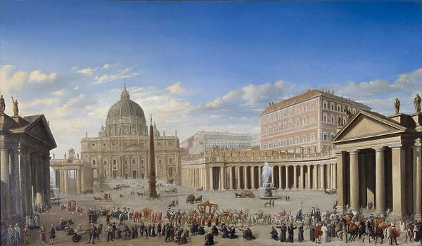 St. Peter s, Rome (oil on canvas)