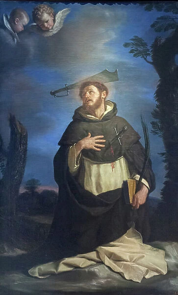 St Peter of Verona, 1646-1647 circa, (oil on canvas)