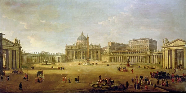 St. Peters Basilica (oil on canvas)