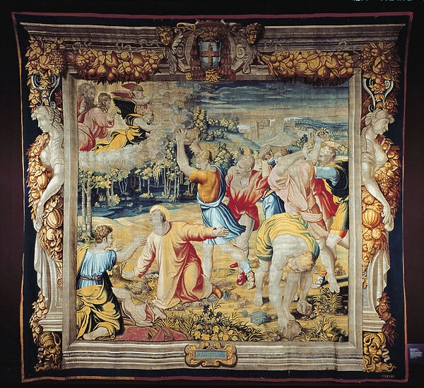 St. Stephen, woven at the Louvre workshop of Jean Lefevre, 1655-61 (tapestry)