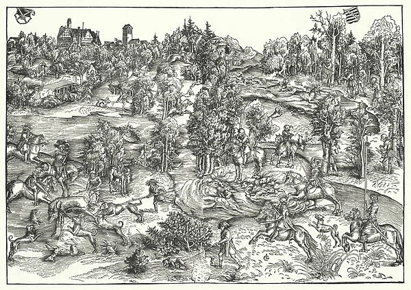 The Stag Hunt (engraving)