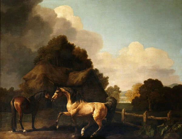 Stallion and Mare, traditionally called Jupiter and Mare (oil on canvas)