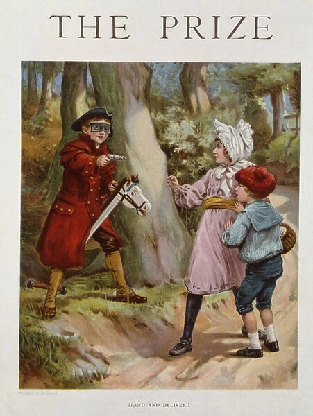 Stand and Deliver, 19th century (colour litho)