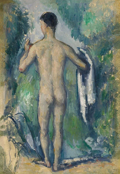 Standing Bather, Seen from the Back, 1879-82 (oil on canvas)