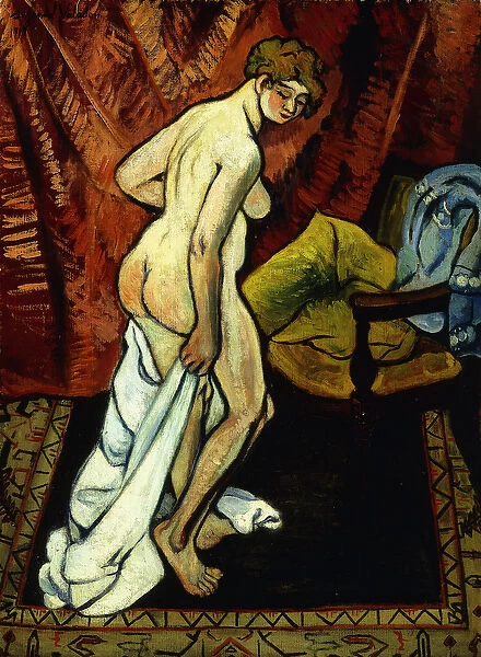 Standing Nude with Towel; Nu Debout Sa Drapant, 1919 (oil on canvas)