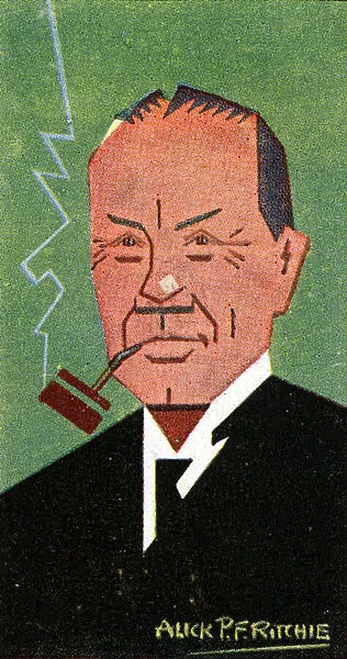 Stanley Baldwin, 1926 (colour litho)