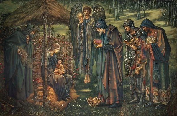 The Star of Bethlehem, 1888-91 (w  /  c, oil, tempera & gouache laid on canvas)