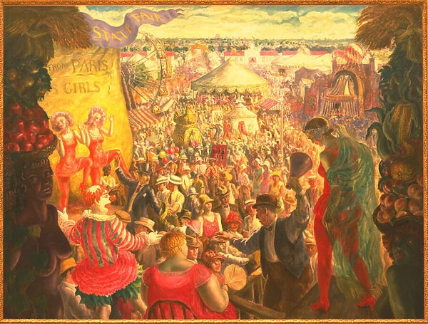 State Fair, 1929 (oil on canvas)