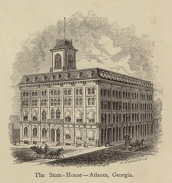 The State-House, Atlanta, Georgia (engraving)