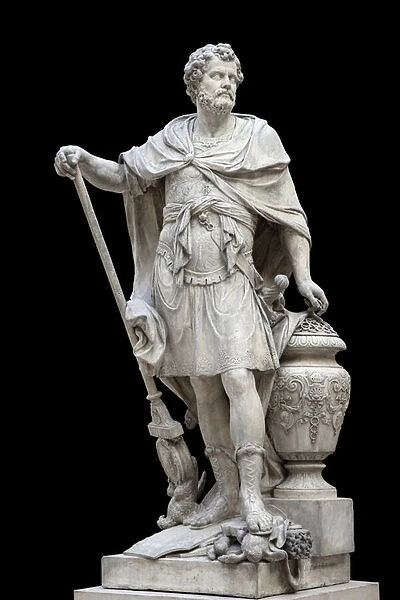 Statue of Annibal or Hannibal Barca (247-183 BC) (marble)
