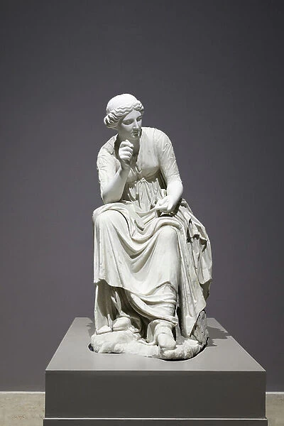 Statue of Calliope, second century (pentelic marble)