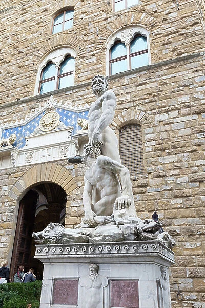 Statue of Hercules and Cacus, Piazza della Signoria, Florence, Italy