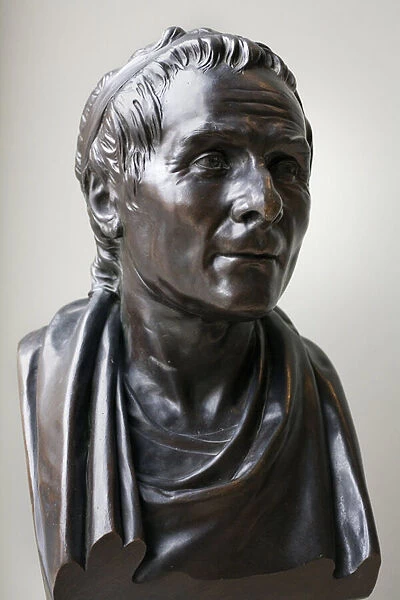 Statue of Jean-Jacques Rousseau (1712-1778) (bronze)