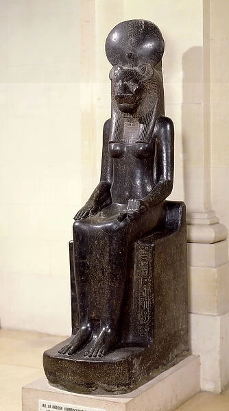 Statue of the lion-headed goddess Sekhmet, from the Temple of Mut, Karnak, New Kingdom, c