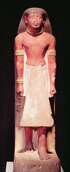 Statue of a man in a loincloth, New Kingdom (stone)
