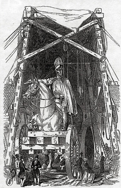 The Statue at Mr. Wyatts Foundry, published in The Illustrated London News