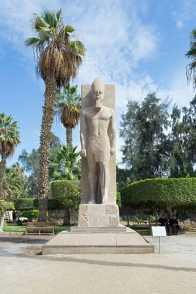 Statue of Ramesses II, 1279-1213 BC circa, (red granite)