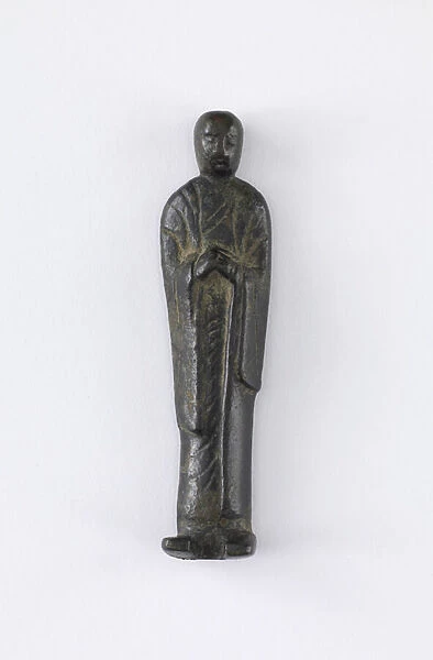 Statuette of a Buddhist disciple (bronze)