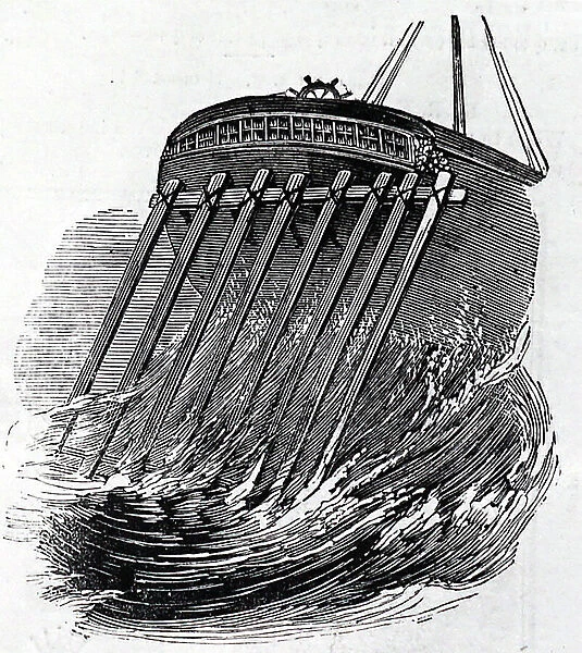 The steamer The Great Britain, 1850