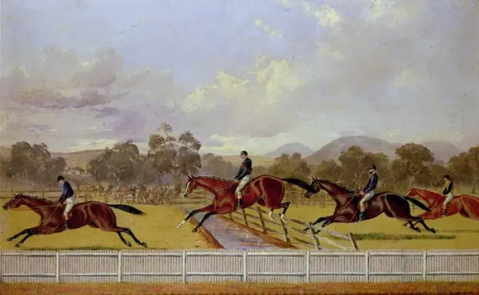 Framed Print : A Steeplechase Framed Print : A Steeplechase