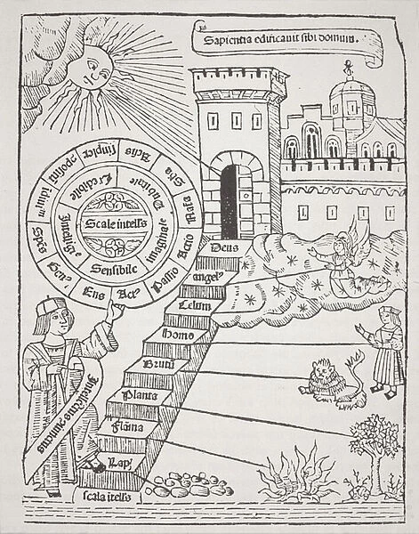 Steps leading to the Celestial City, copy of an illustration from