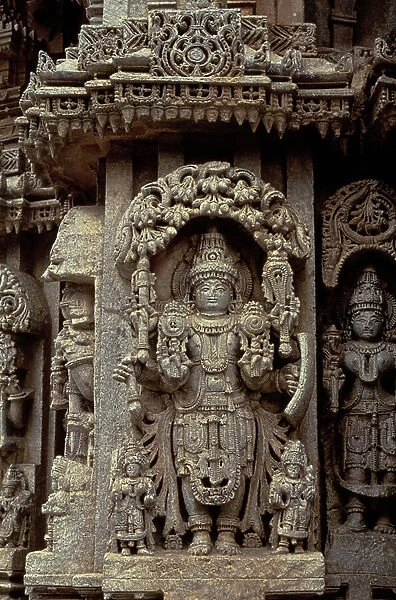 Stone carving of Vishnu as Kalki Avathar (stone)