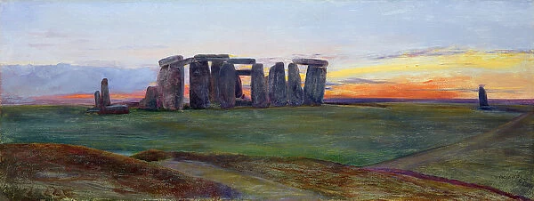 Stonehenge, 1872 (oil on canvas)