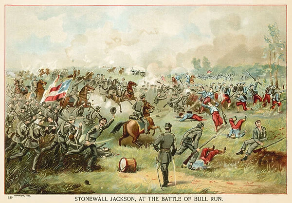 Stonewall Jackson, at the battle of Bull Run