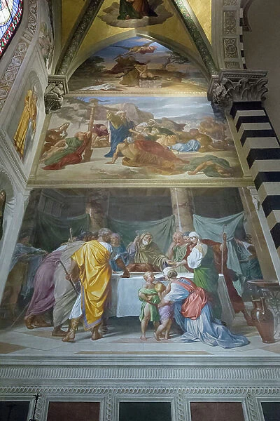 Stories from the old testament, Vinaccesi chapel, 1872-1876 (fresco)