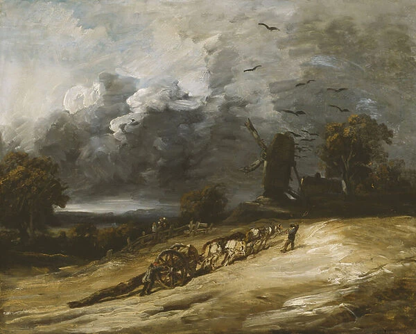 The Storm, 1814-30 (oil on panel)