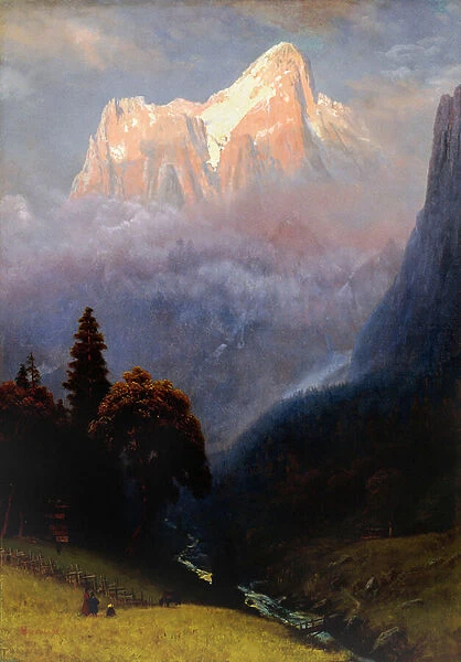 Storm Among the Alps, c. 1856 (oil on canvas)