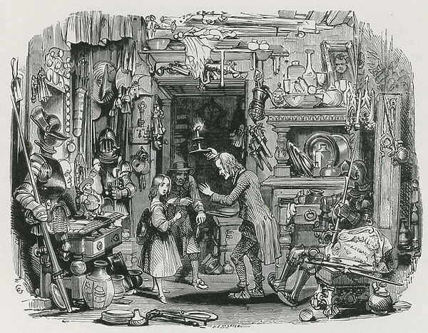 The Stranger brings Little Nell Home (engraving)
