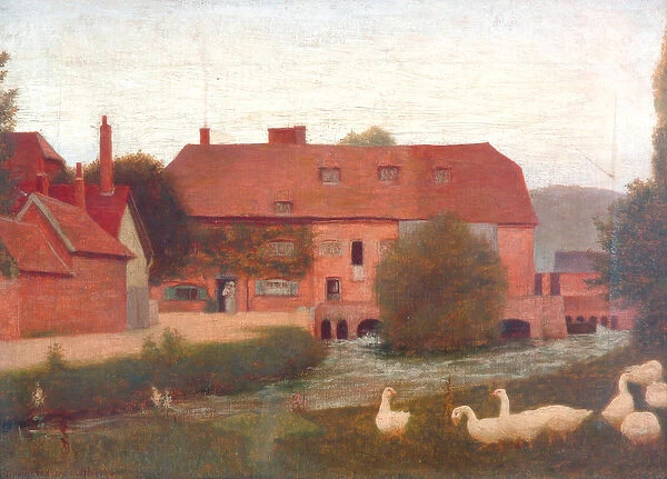 Mill Stream, 1876 (oil on canvas)