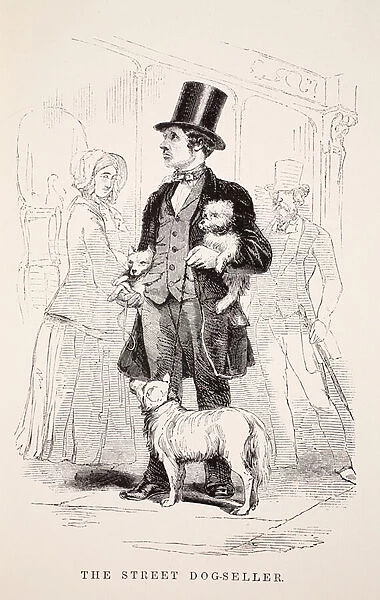 The Street Dog-Seller, illustration from London Labour and London Poor