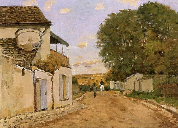Street in Louveciennes (Rue de la Princesse), c. 1873 (oil on canvas)