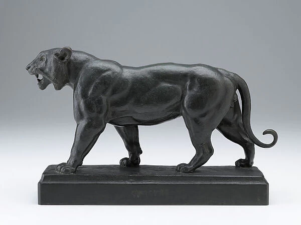 Striding Tiger, modeled before 1874; cast later (bronze)