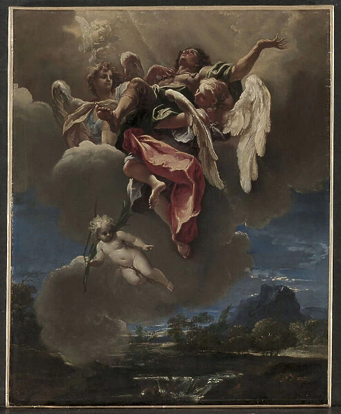 Study for 'An Apotheosis of a Saint' (for San Bernardino dei Morti, Milan), c.1695 (oil on canvas)