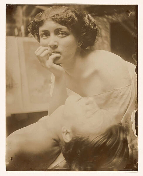 Study for a decorative panel, 1908 (gelatin silver print)
