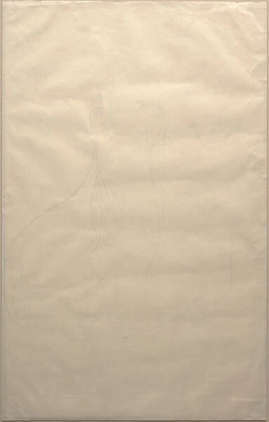 Study for the dress of Adele Bloch-Bauer, c. 1903 (pencil on paper)