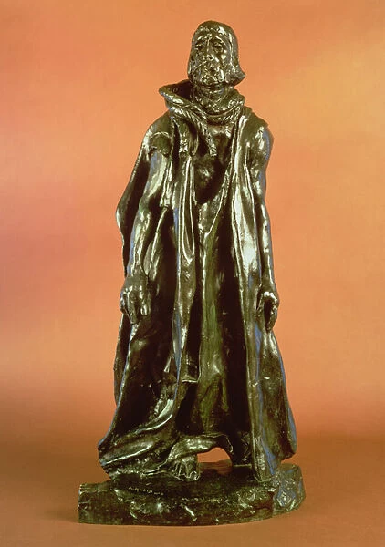 Study for Eustache de St. Pierre, from the Burghers of Calais, c. 1905-10 (bronze)
